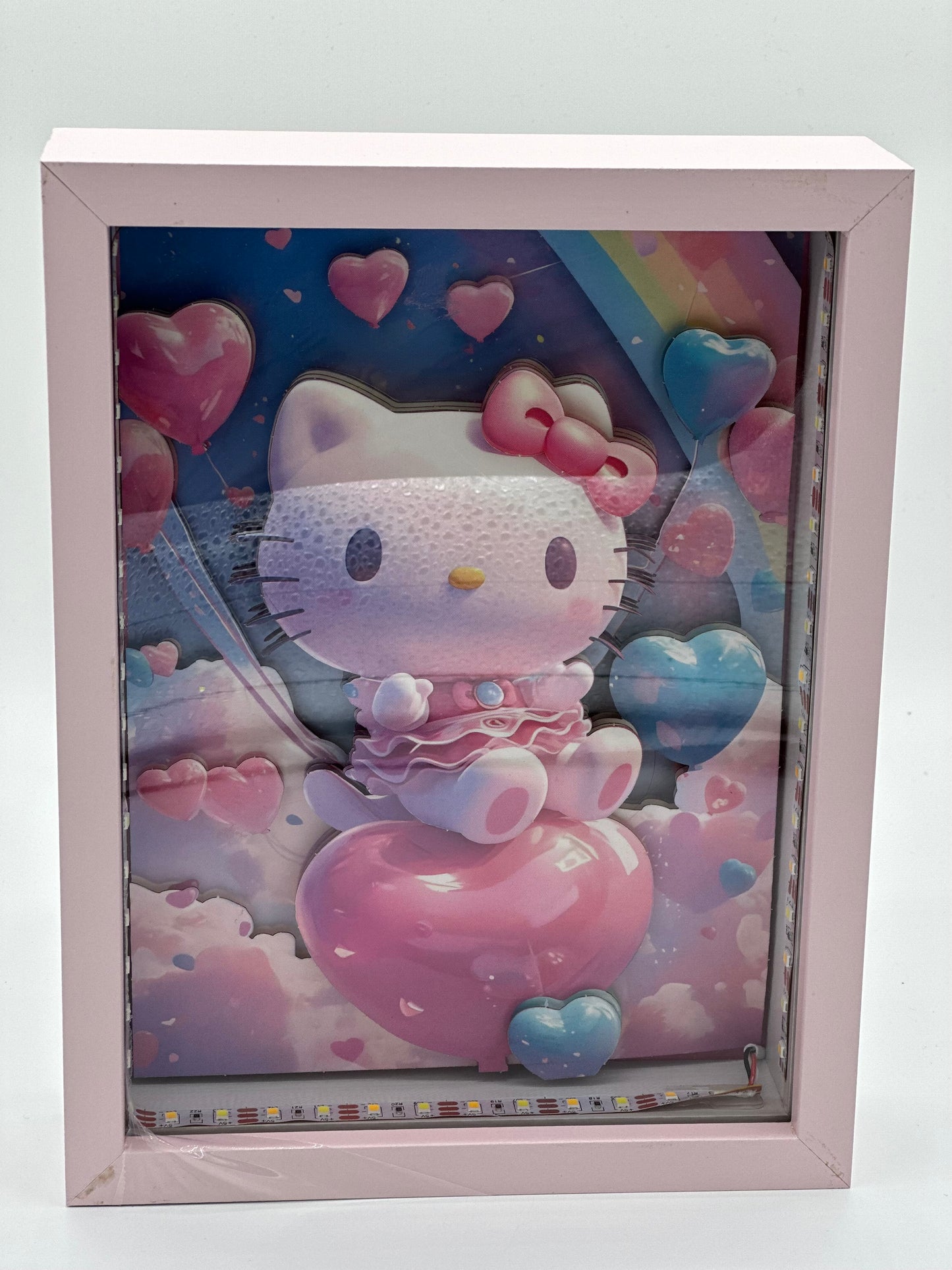 Hello Kitty 3D frame with dimming Led lights