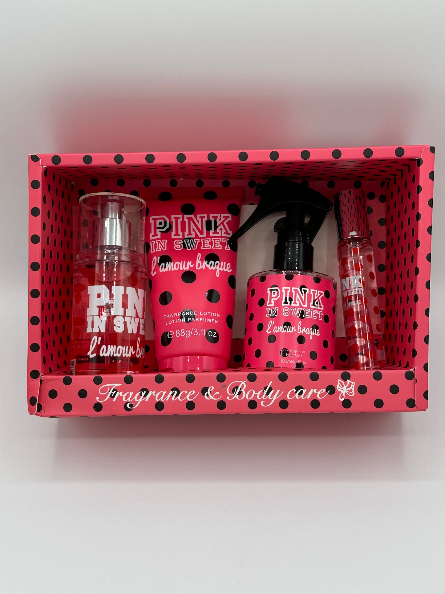 Pink in sweet set of 4