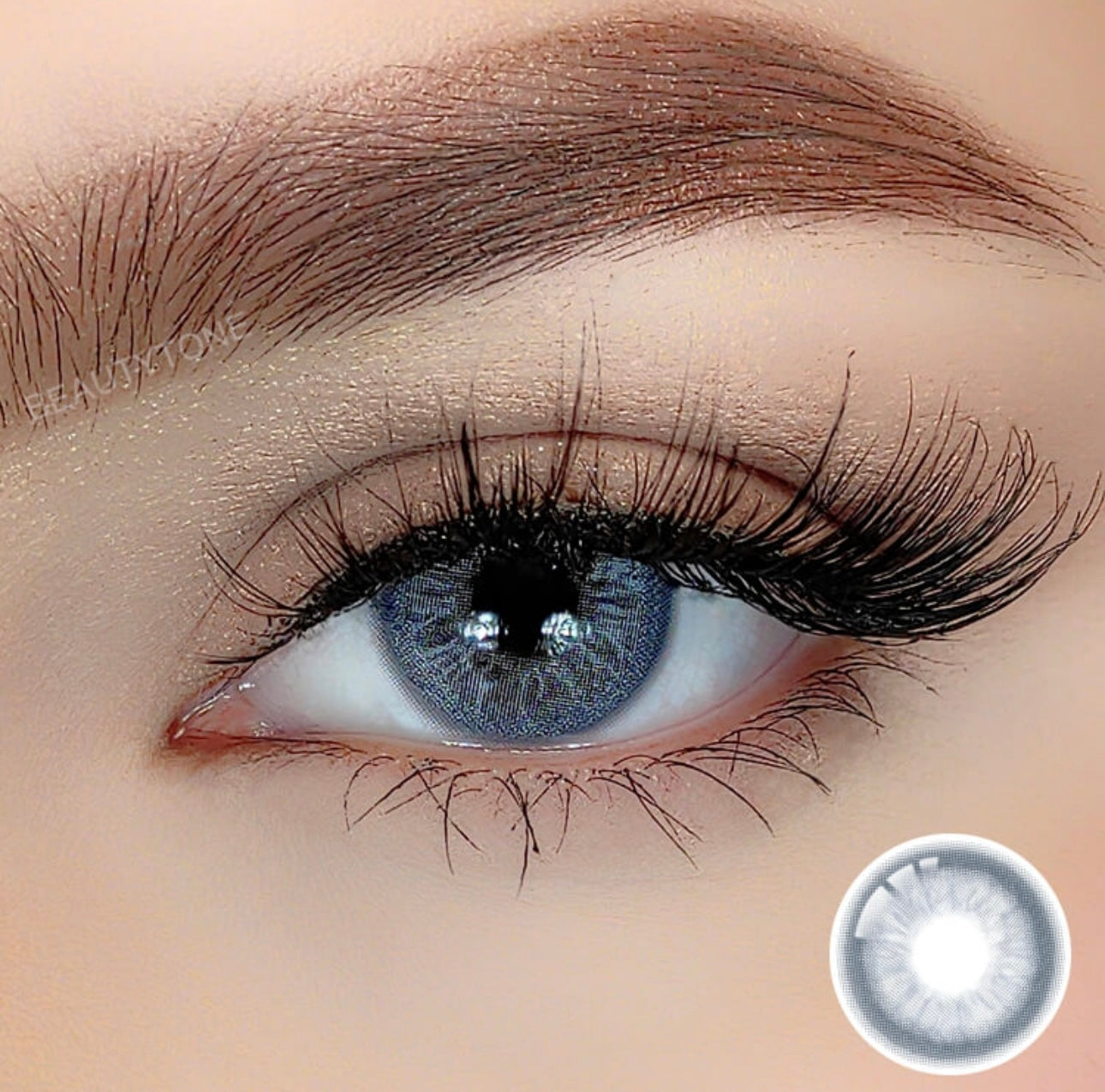 Contact lenses with the case