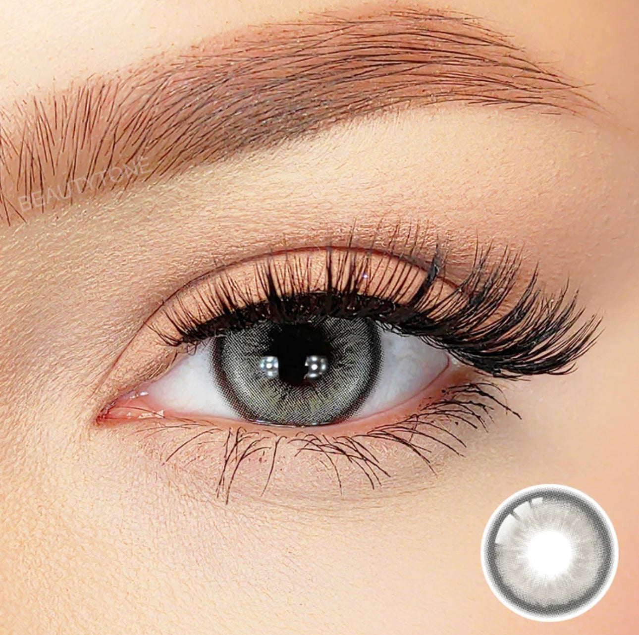 Contact lenses with the case