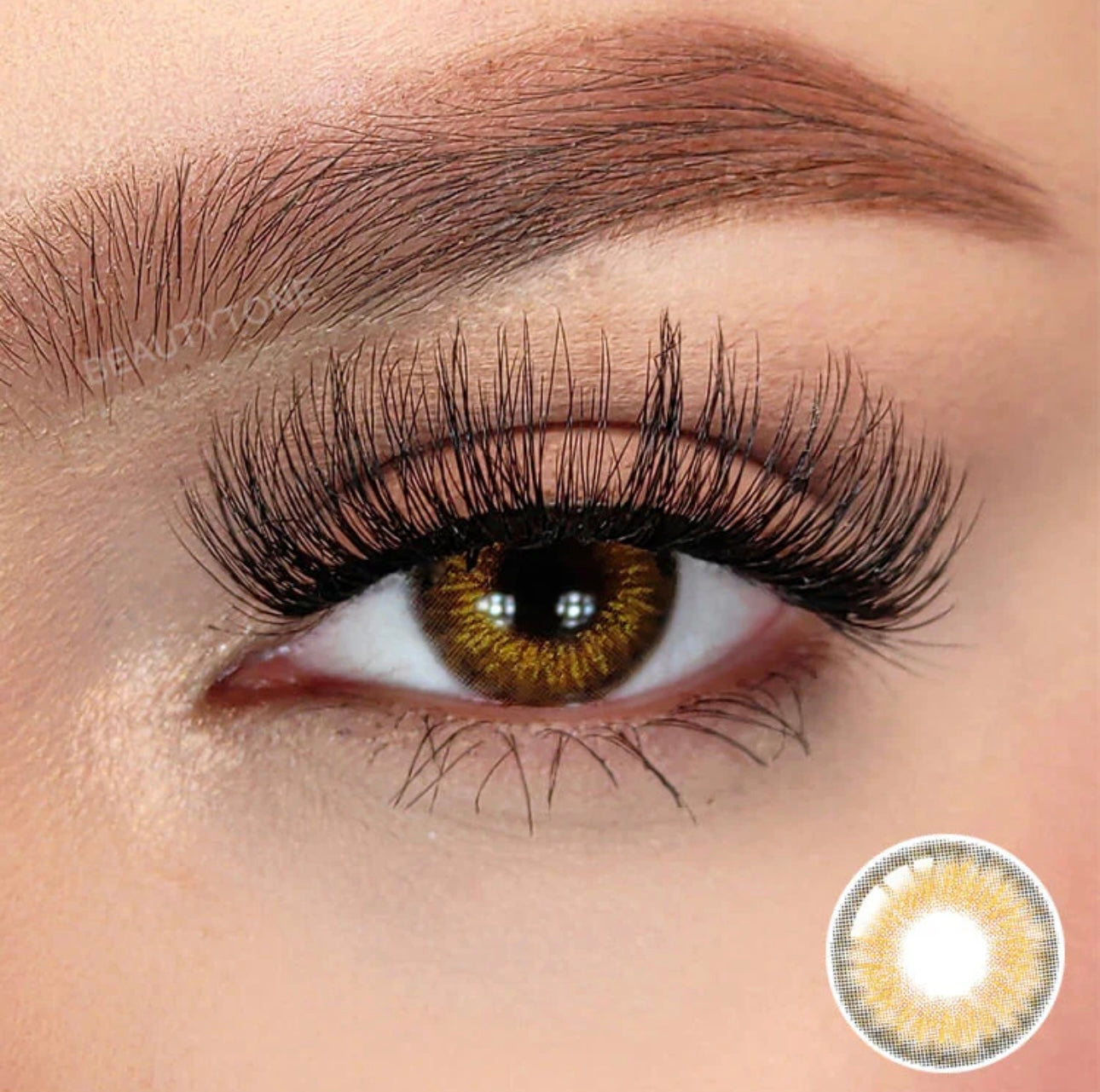 Contact lenses with the case