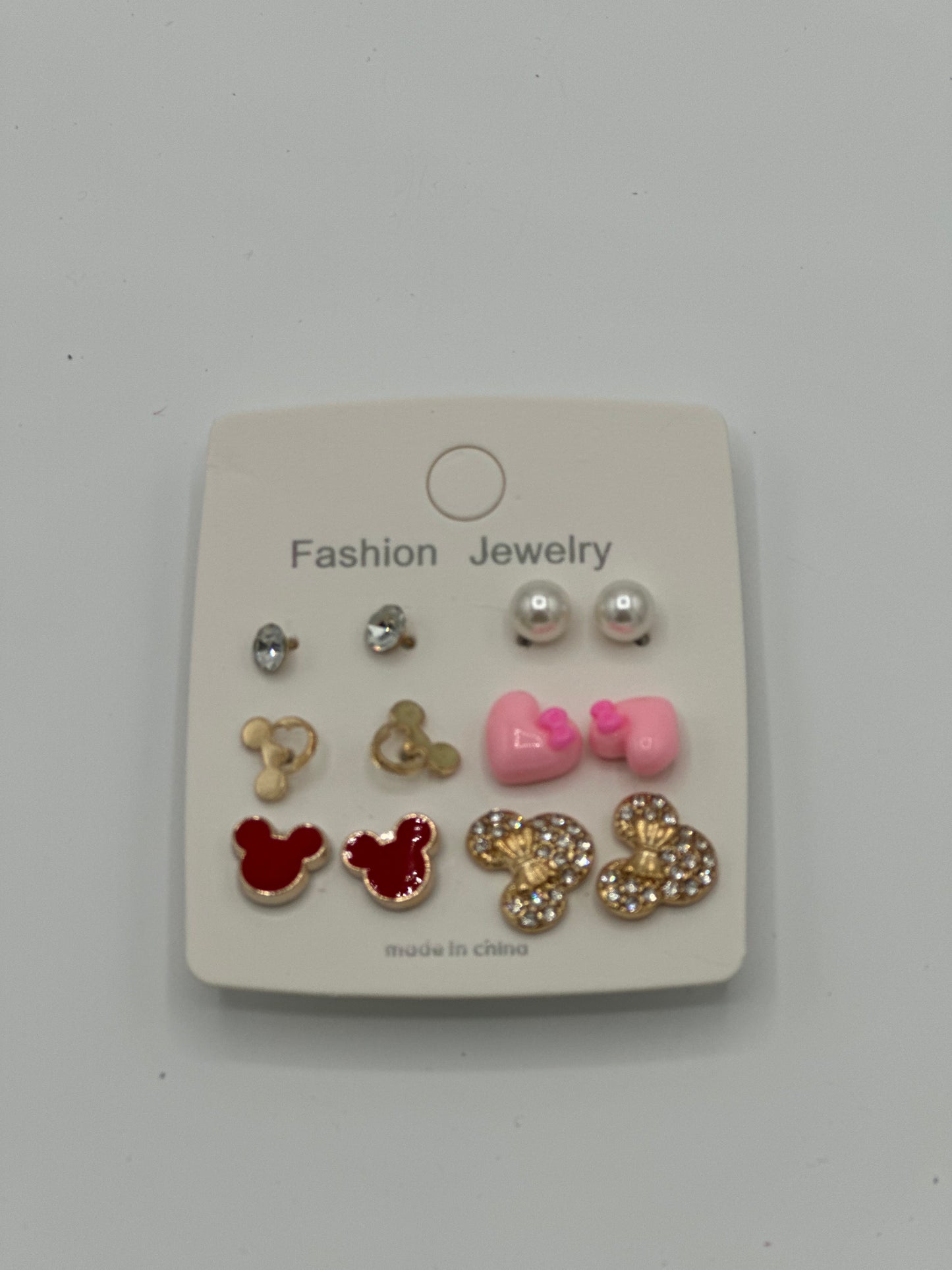Set of 6 pair of small earrings