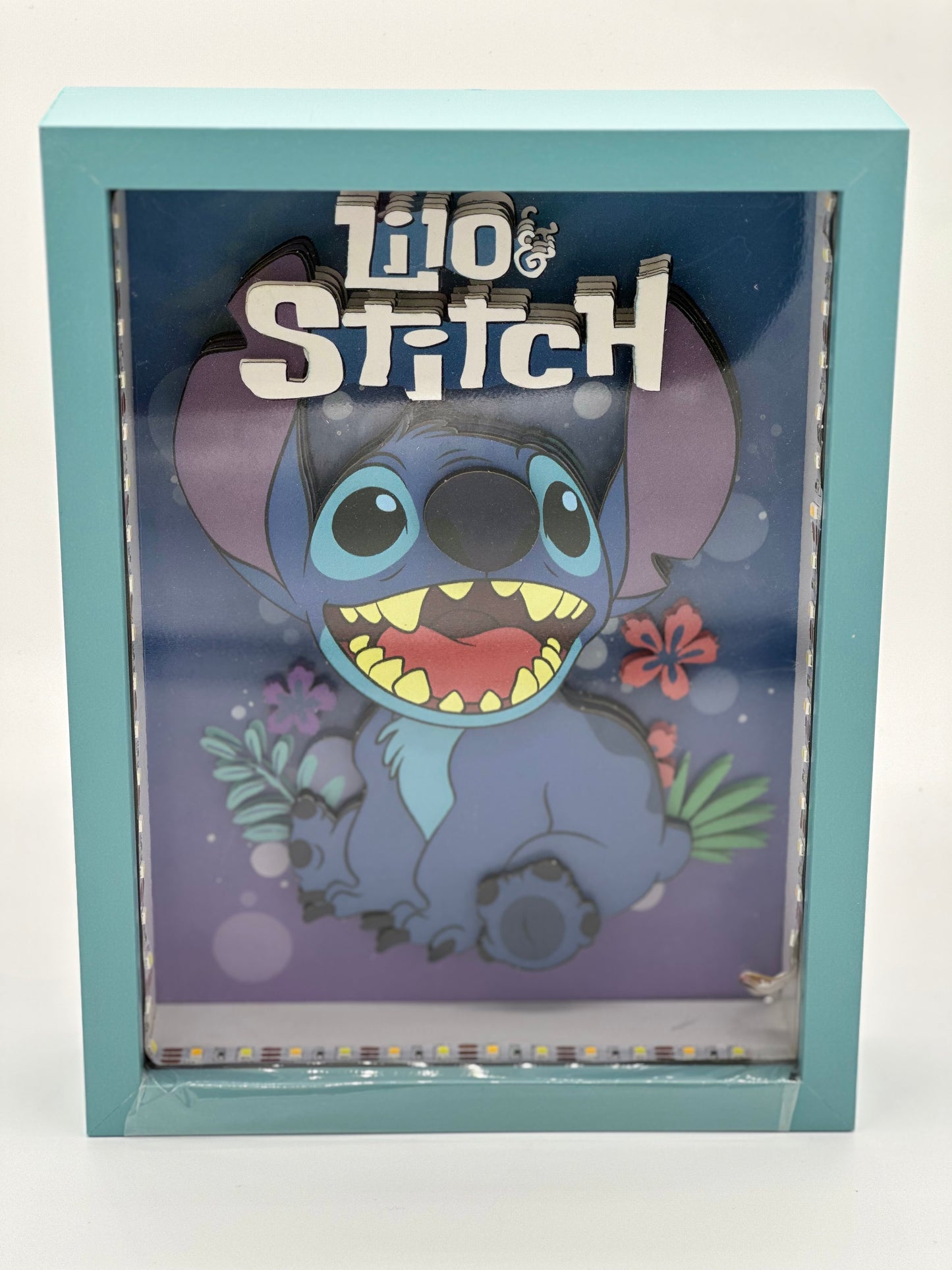 Lilo & Stitch 3D frame with Led dimming lights