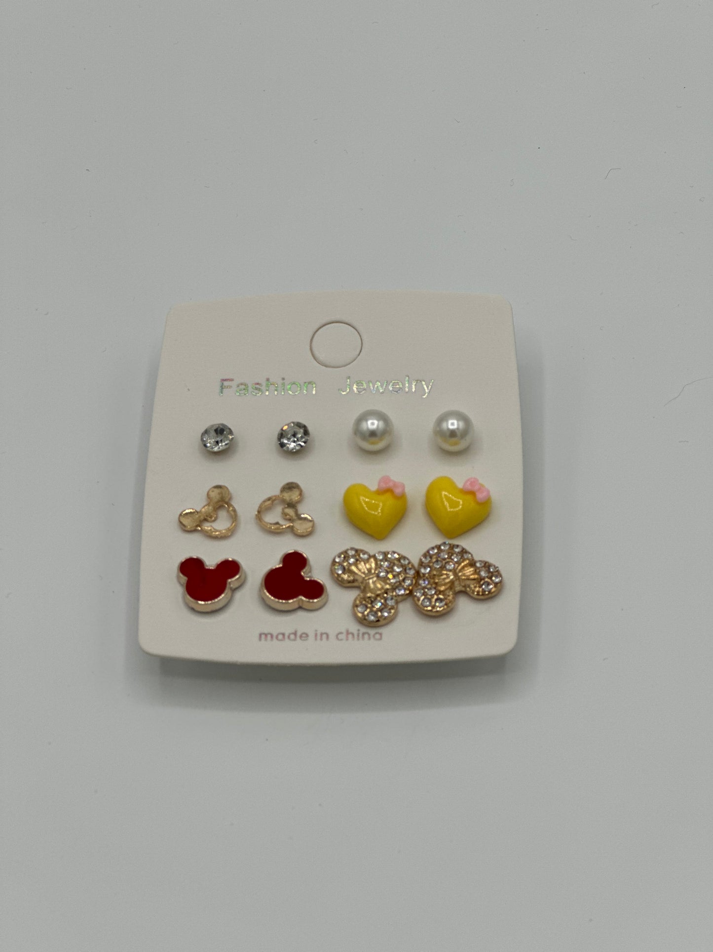 Set of 6 pair of small earrings