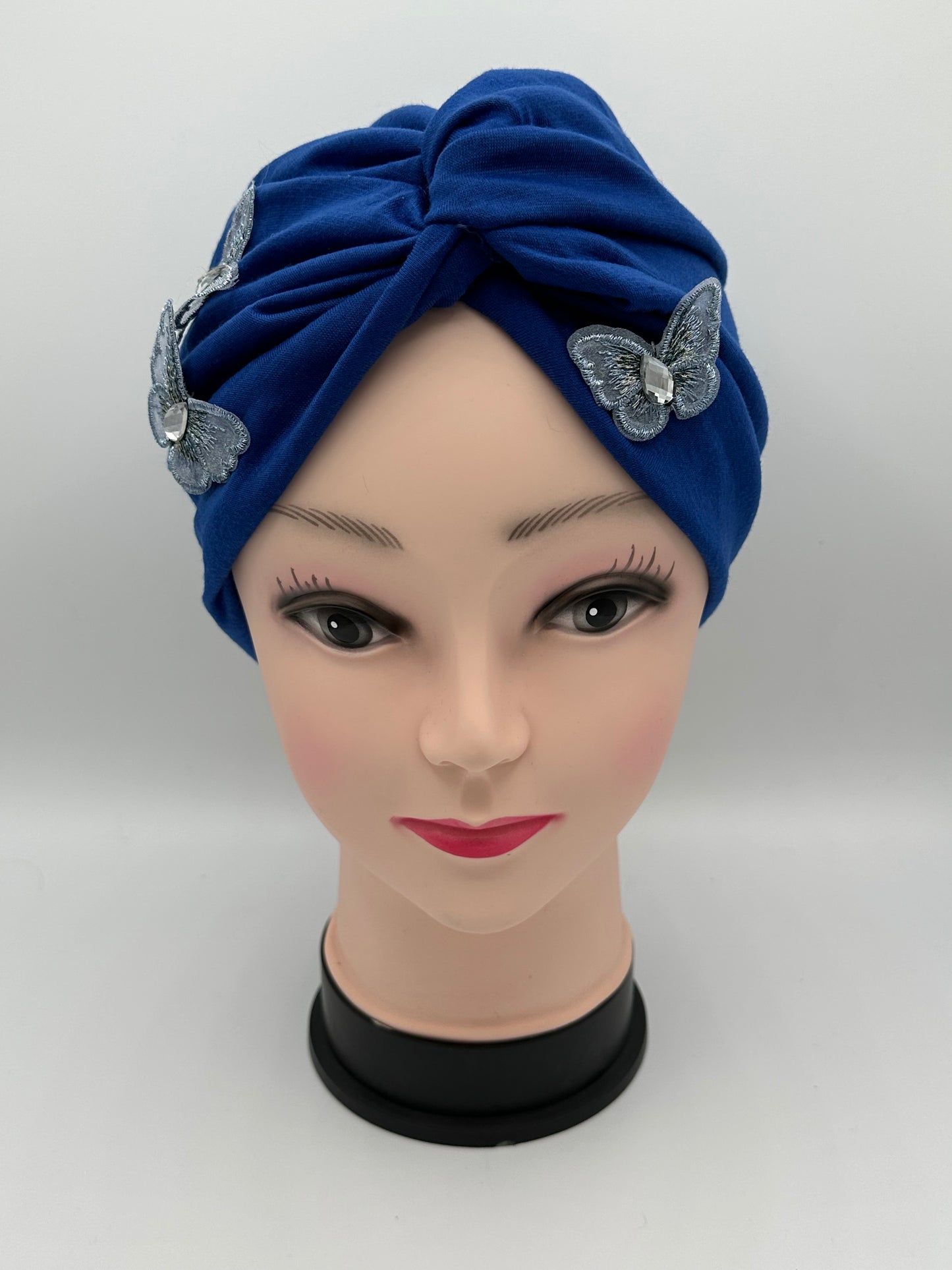 Womans stretch butterfly turbans