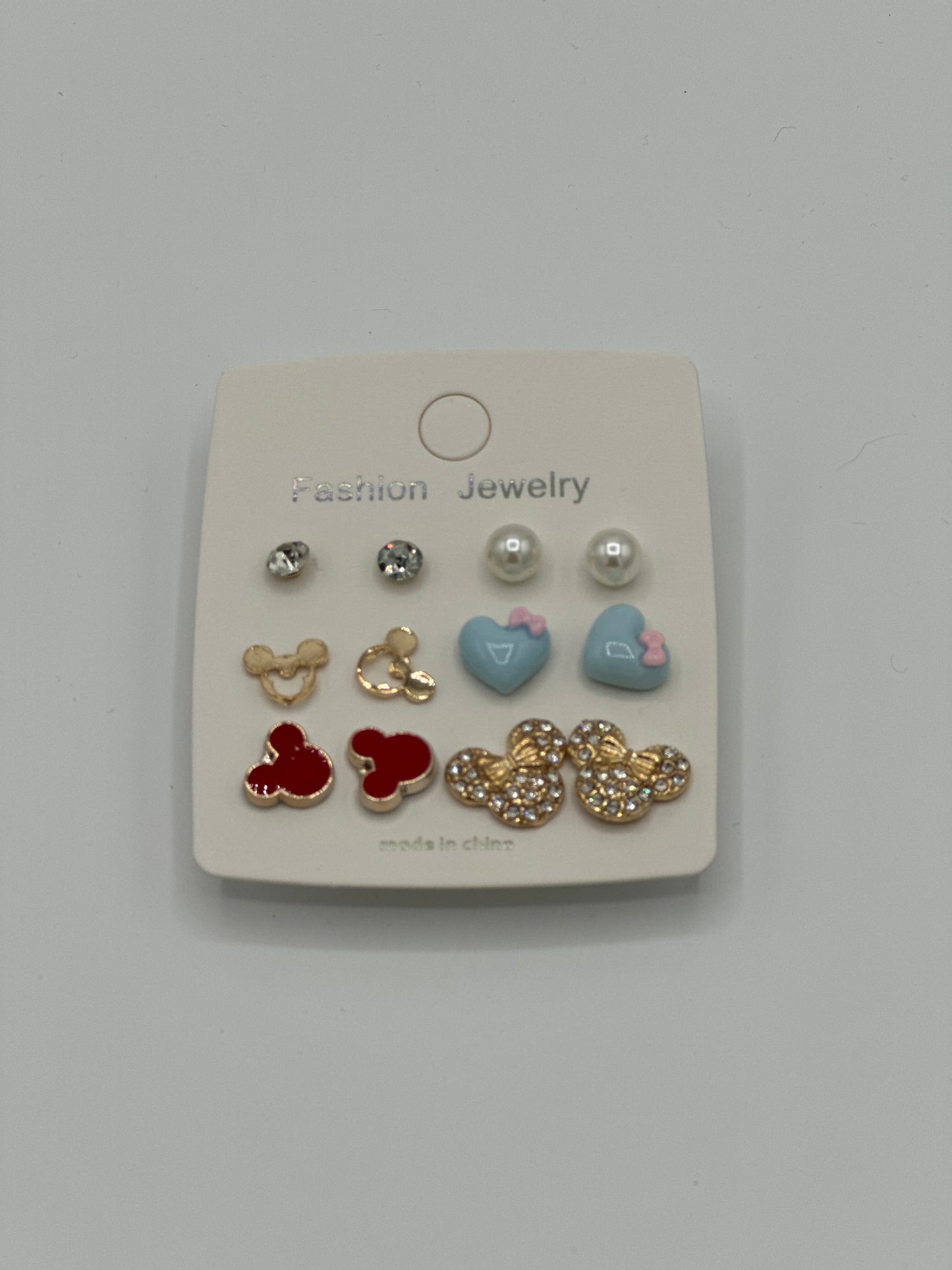 Set of 6 pair of small earrings