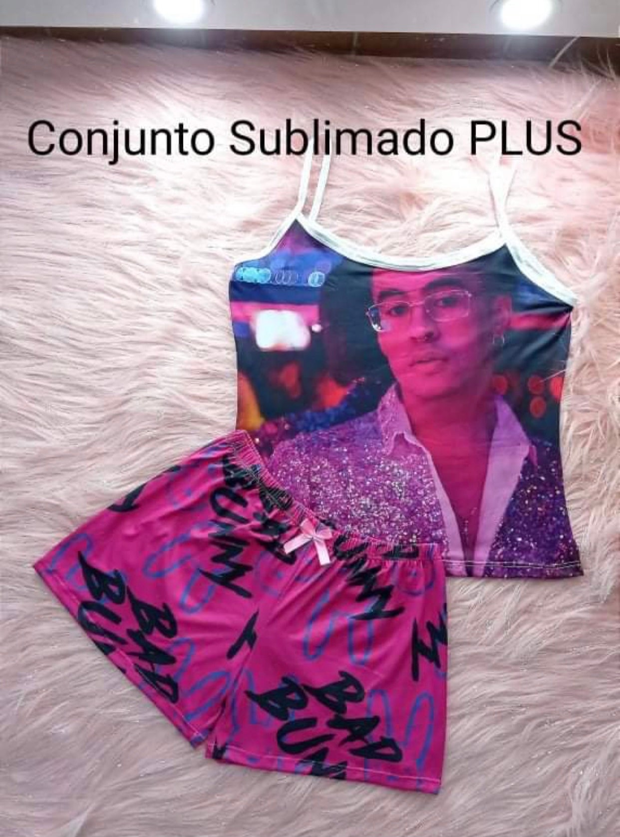 Bad Bunny Pijama plus size