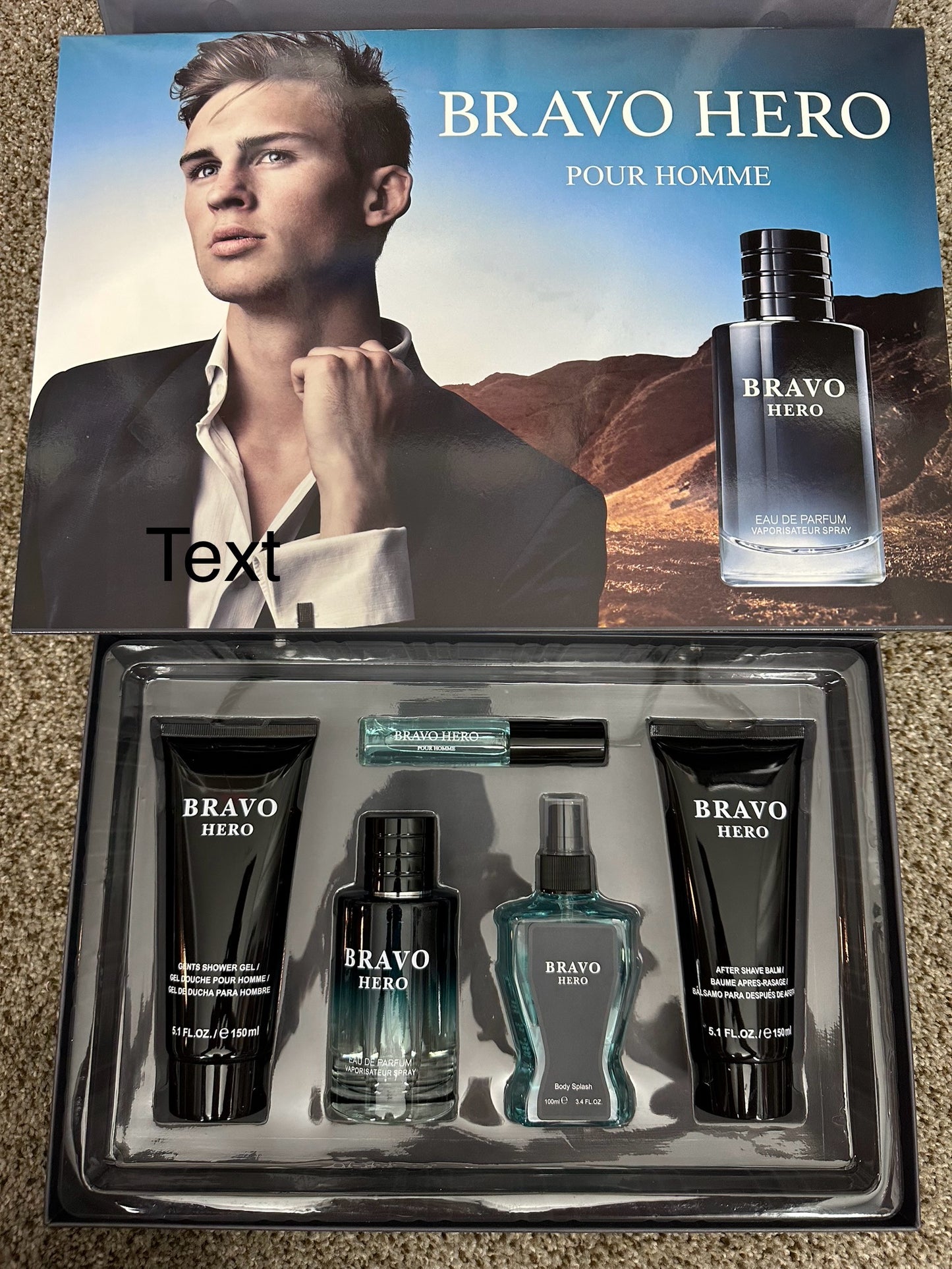 Gologne 5pcs sets Bravo Hero (imitation) of Sauvage for men