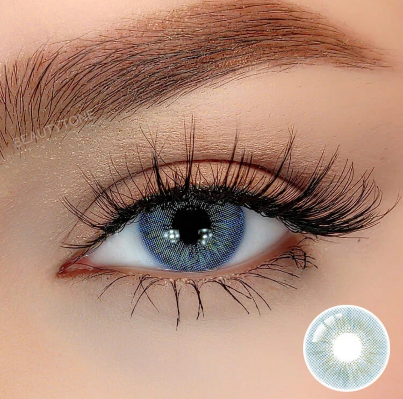 Contact lenses with the case