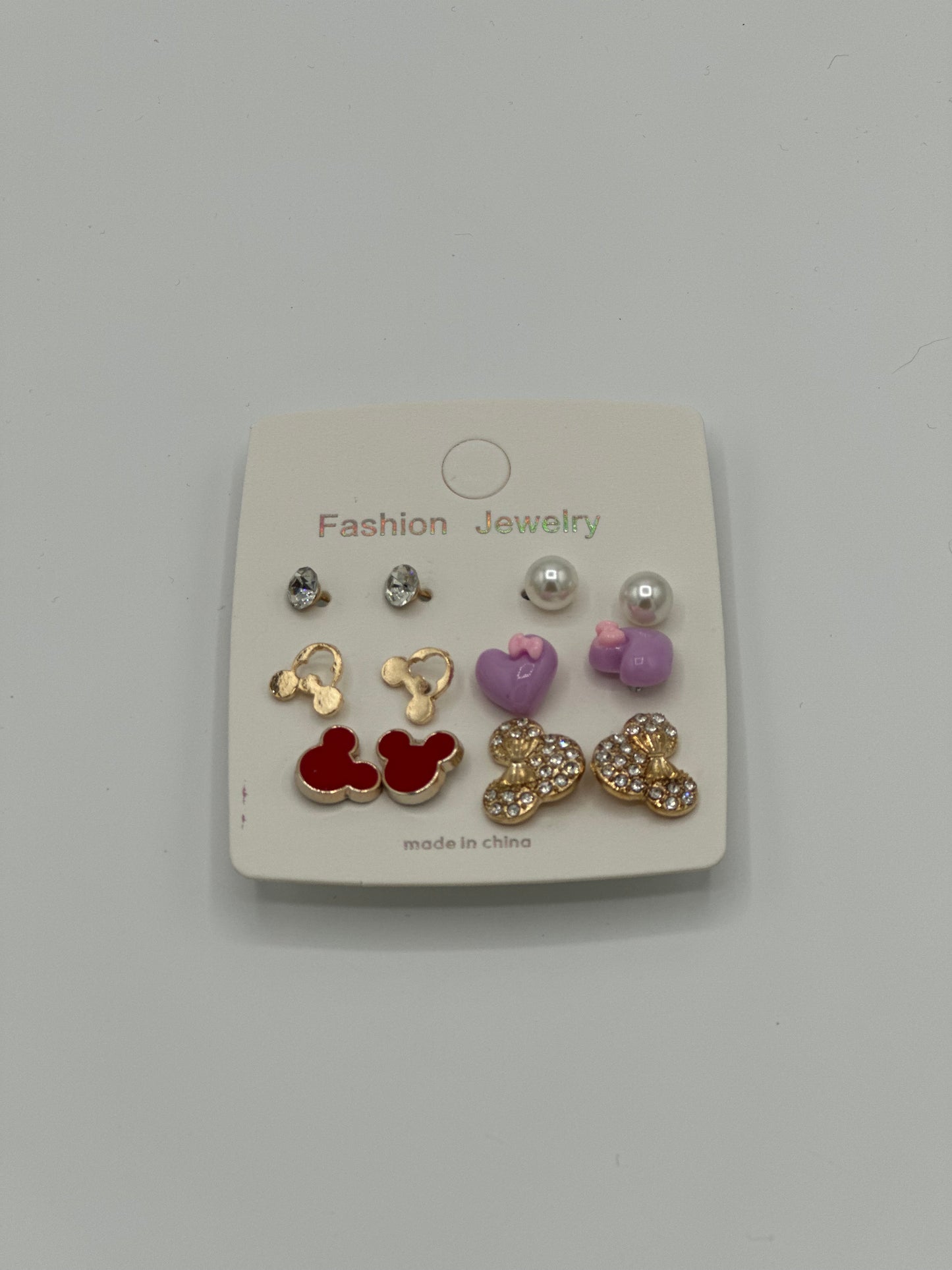 Set of 6 pair of small earrings