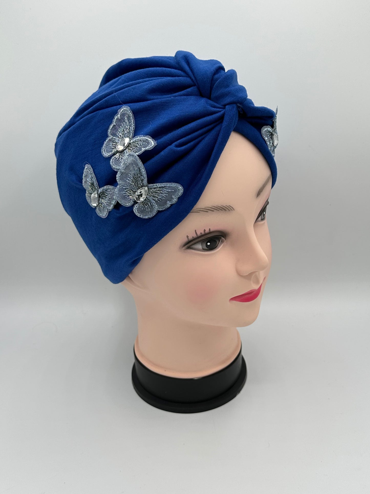 Womans stretch butterfly turbans