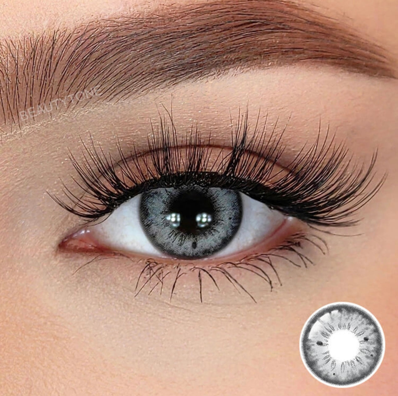 Contact lenses with the case