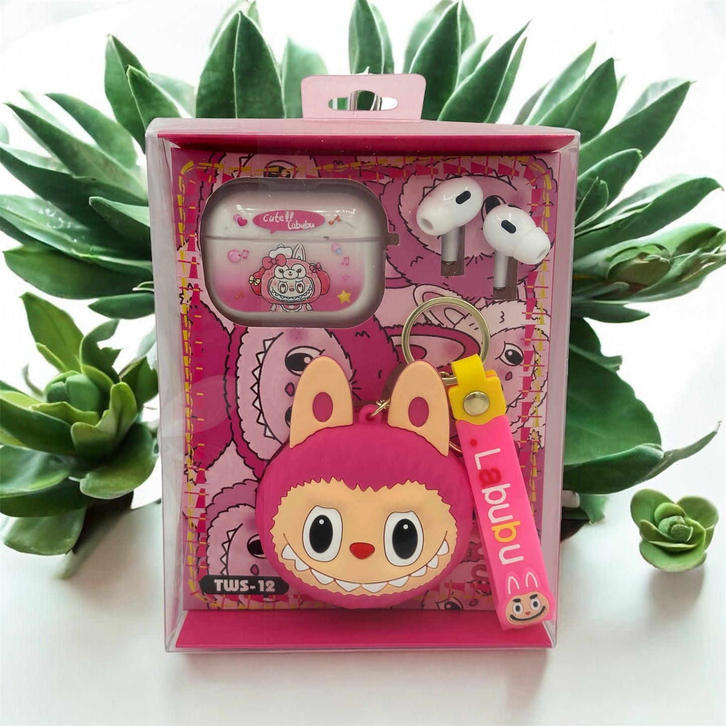 Labubu Tws Wireless Earphone with coin pouch