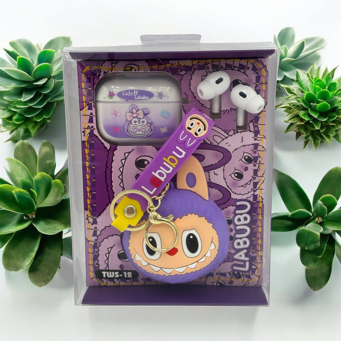 Labubu Tws Wireless Earphone with coin pouch