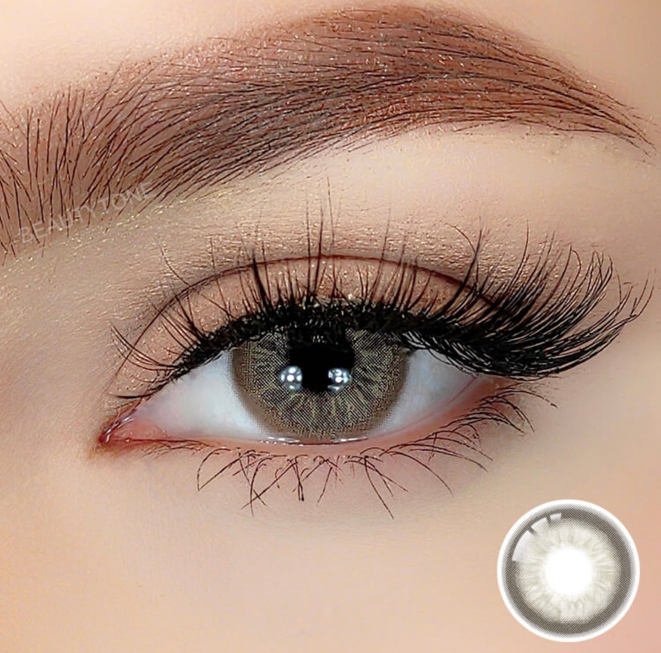 Contact lenses with the case