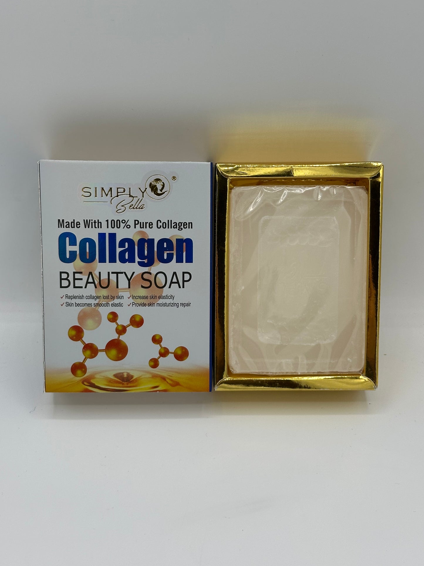 Collagen Beauty Soap made with 100% pure collagen.