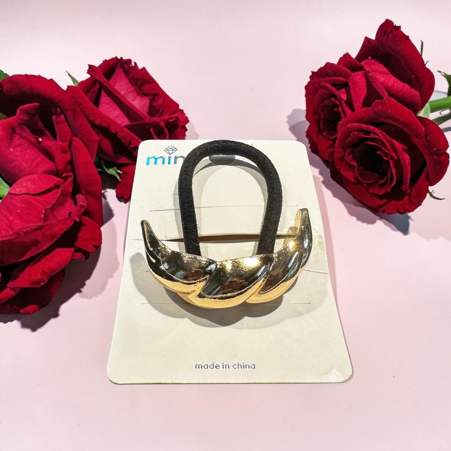 Metal Geometric Elastic Hair Tie