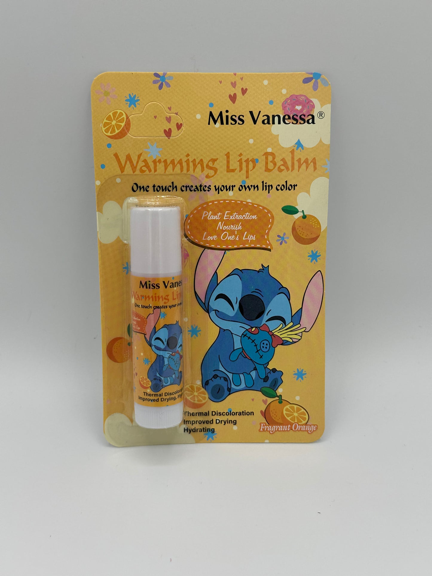 Stitch warming lip balm (fragrant orange)