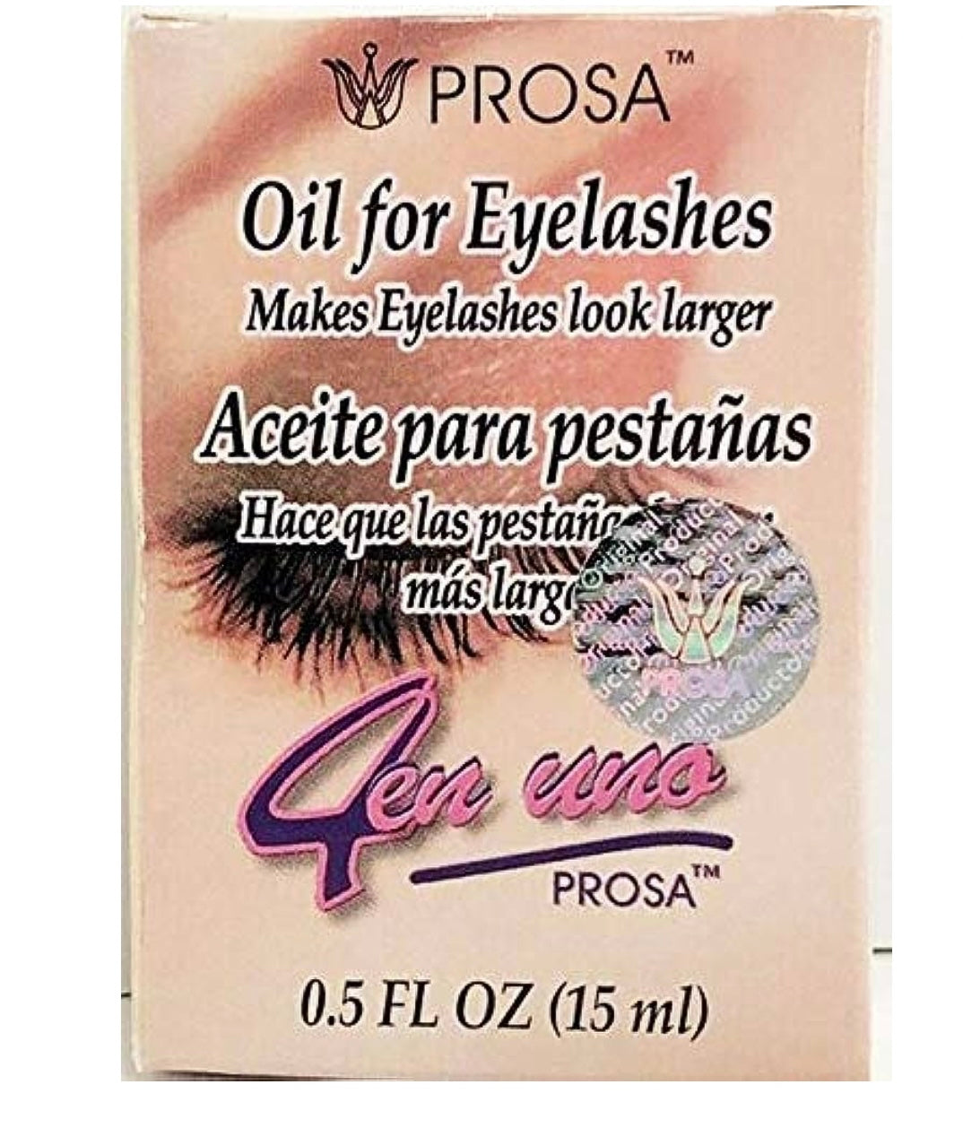 Prosa Oil Eyelashes Makes Eyelashes look Larger