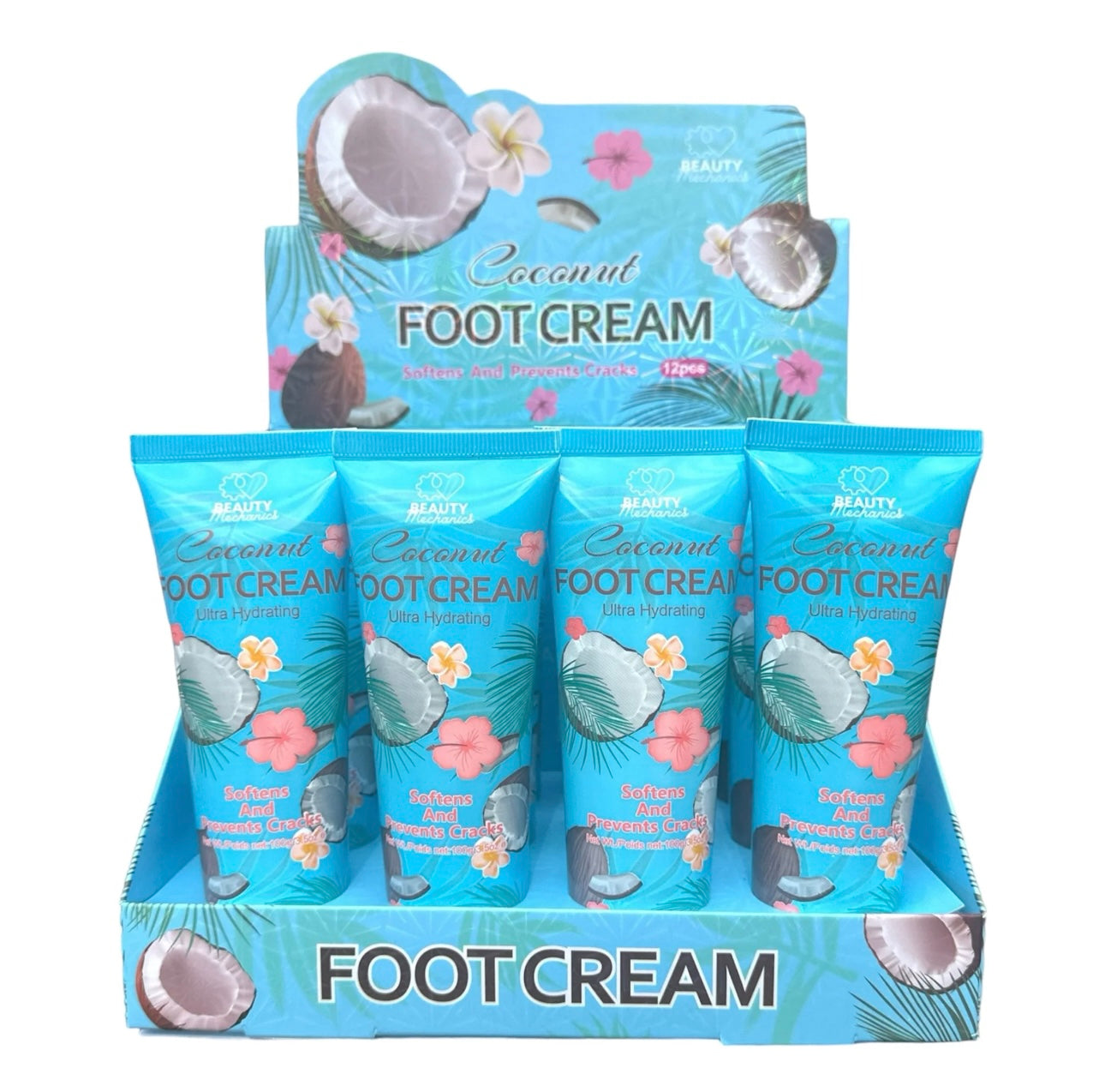 Coconut Foot Cream Softens and Prevents Cracks