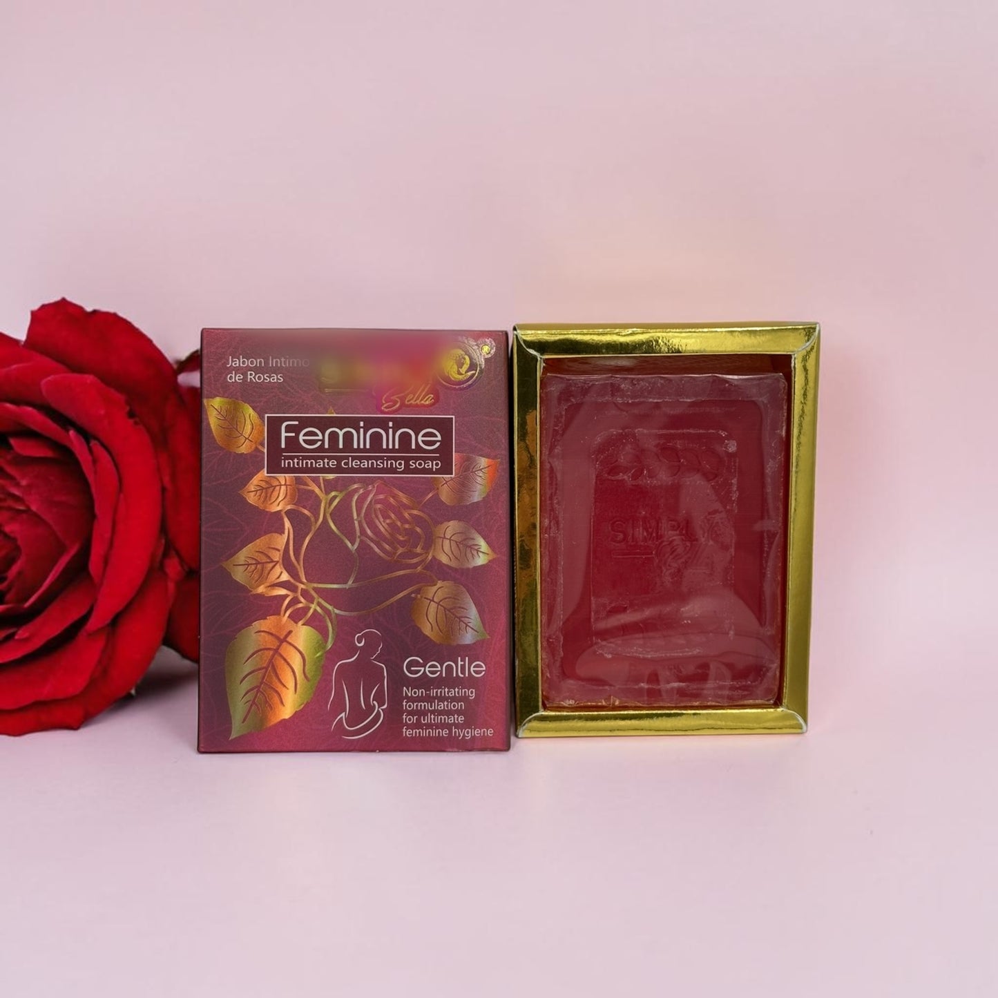 Feminine intimate cleansing soap