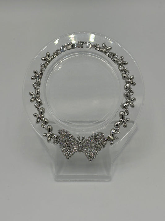 Butterfly 24k good filled bracelet