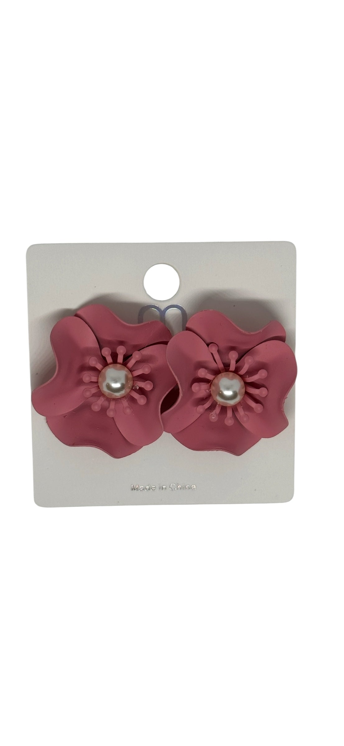 Flower studs earrings