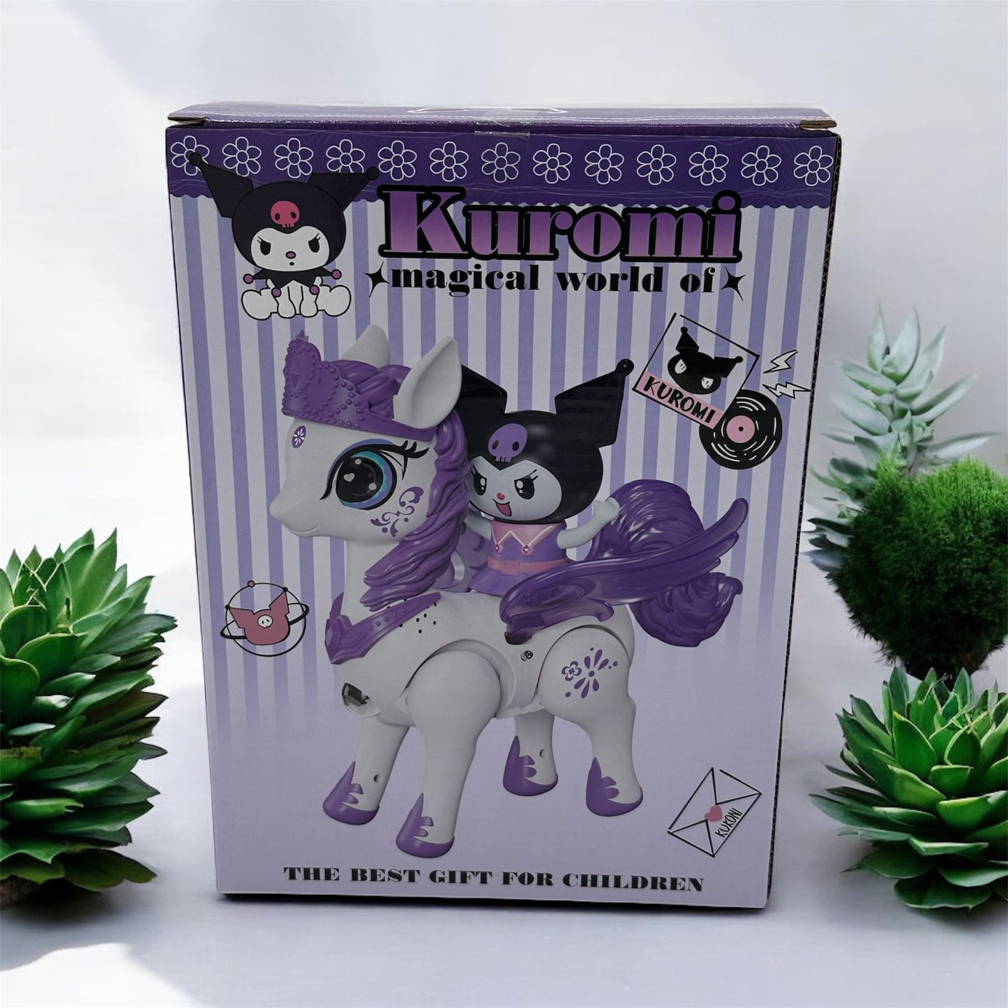 Kuromi Magical World of move back and forth , Wings shake.