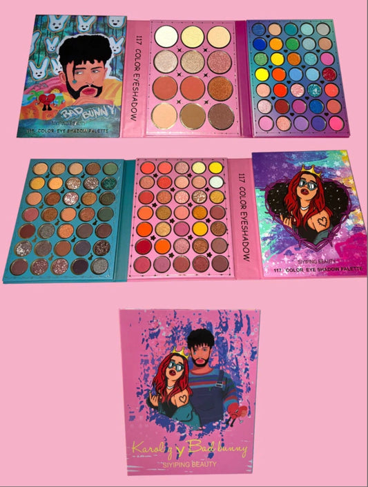 Karol G and Bad Bunny Palette