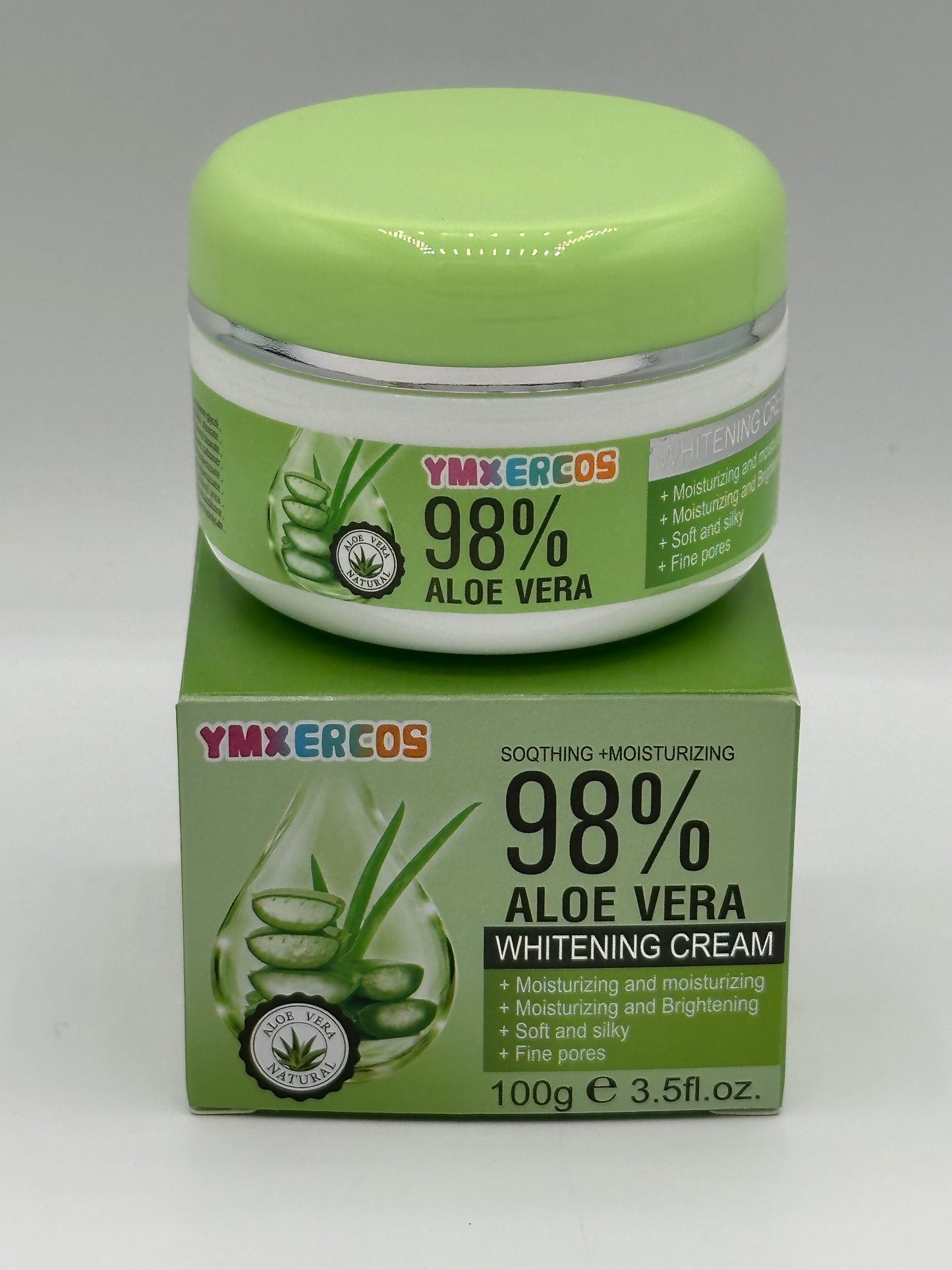 98% Aloe Vera whitening cream.
