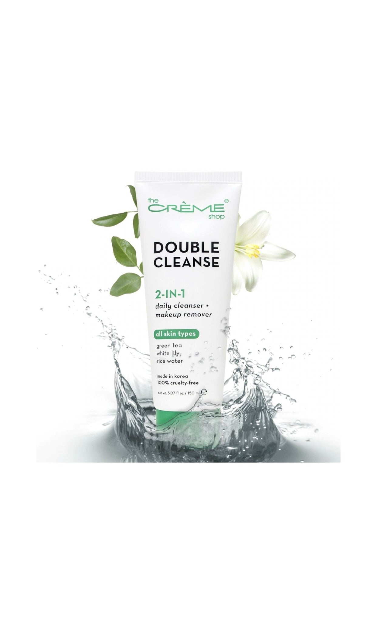 Double Cleanse daily  2- IN- 1 cleanser + makeup remover
