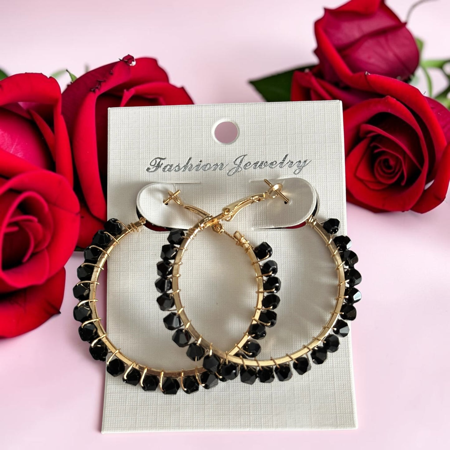 Fashion jewelry hoop earrings