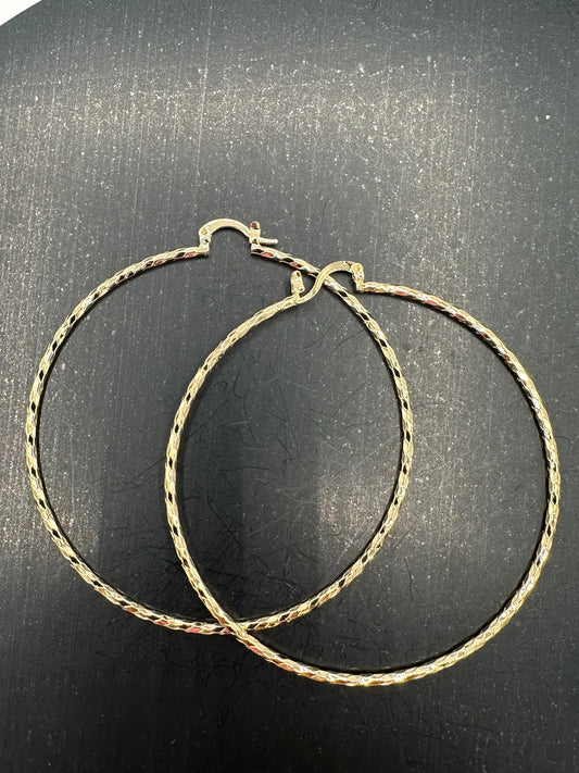 Hoops earrings Gold filled