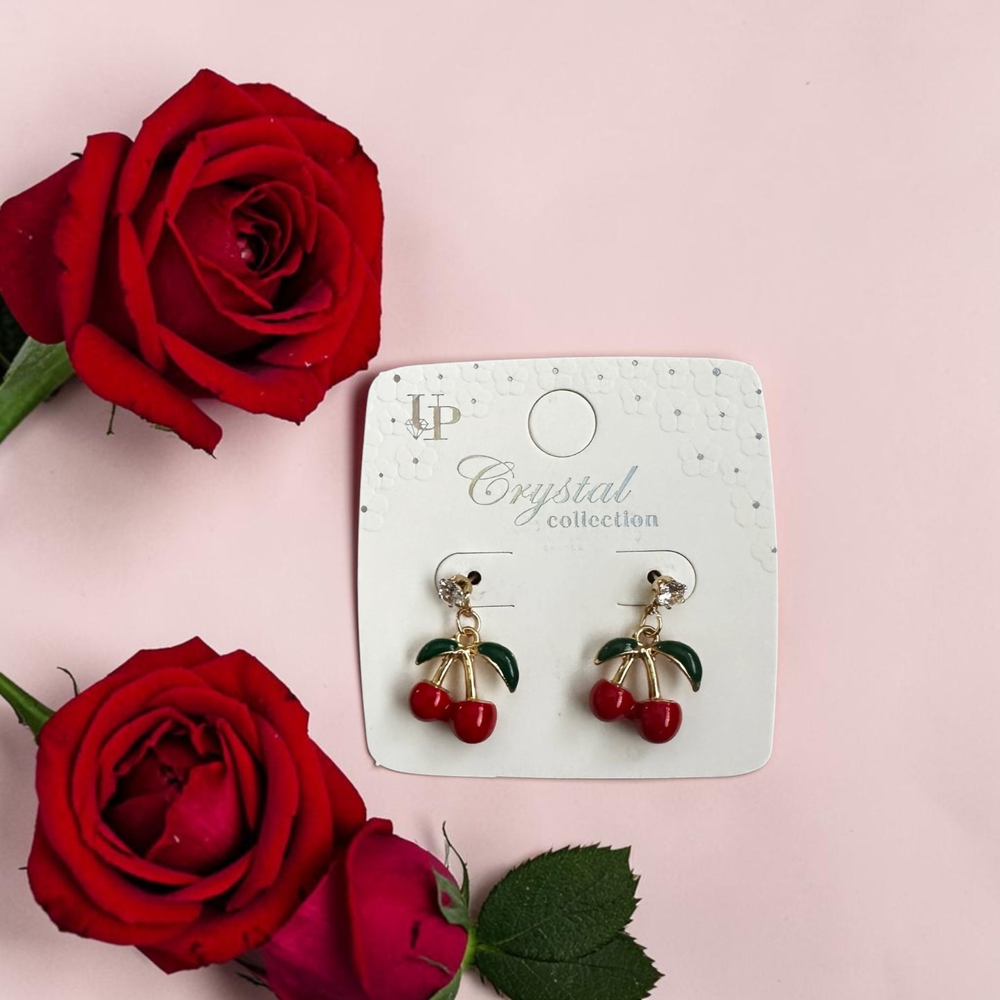 Cherry earrings stud.