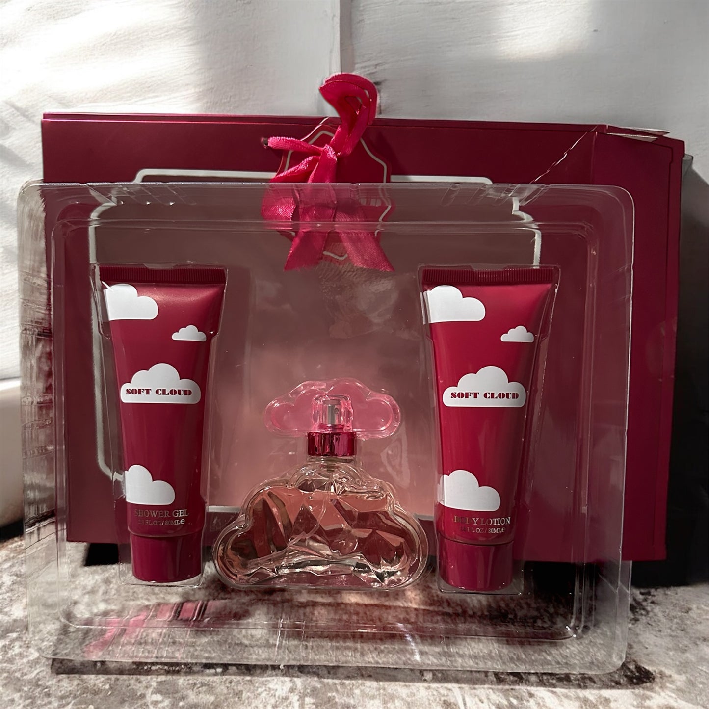 Women perfume set of 3 pieces inspired by Ariana Grande (Nube)