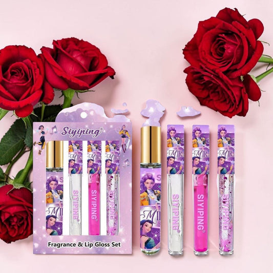 Fragrance & Lip gloss set.