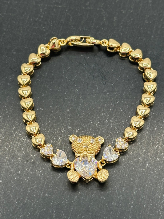 Bear Bracelet Gold filled