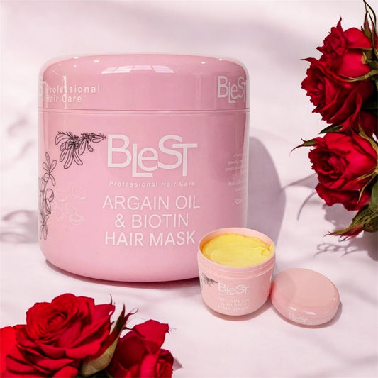 Blest Professional Hair Care Argan Oil & Biotin Hair Mask