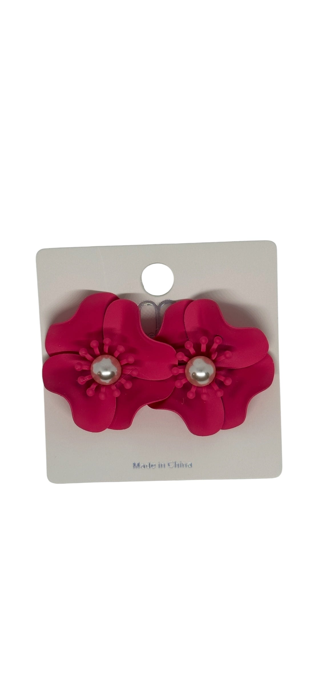 Flower studs earrings