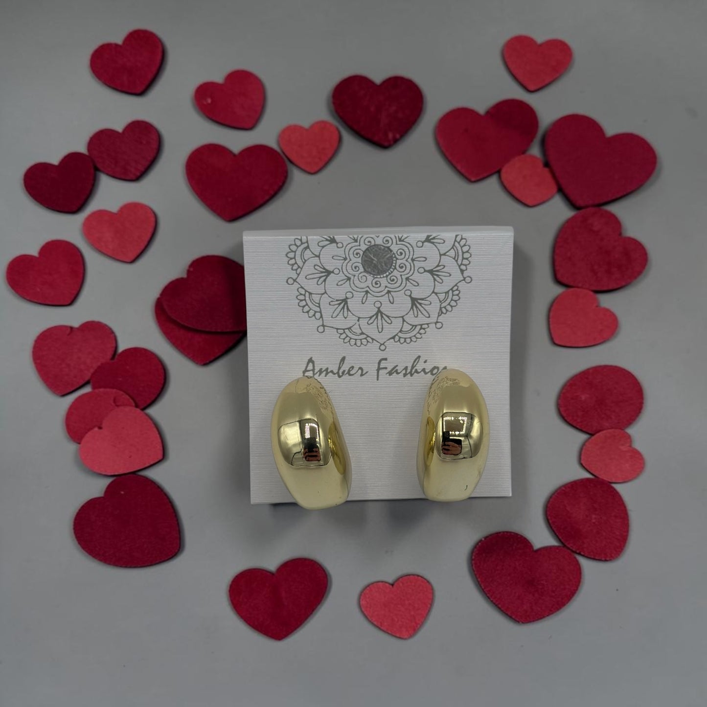 Teardrops earrings stud
