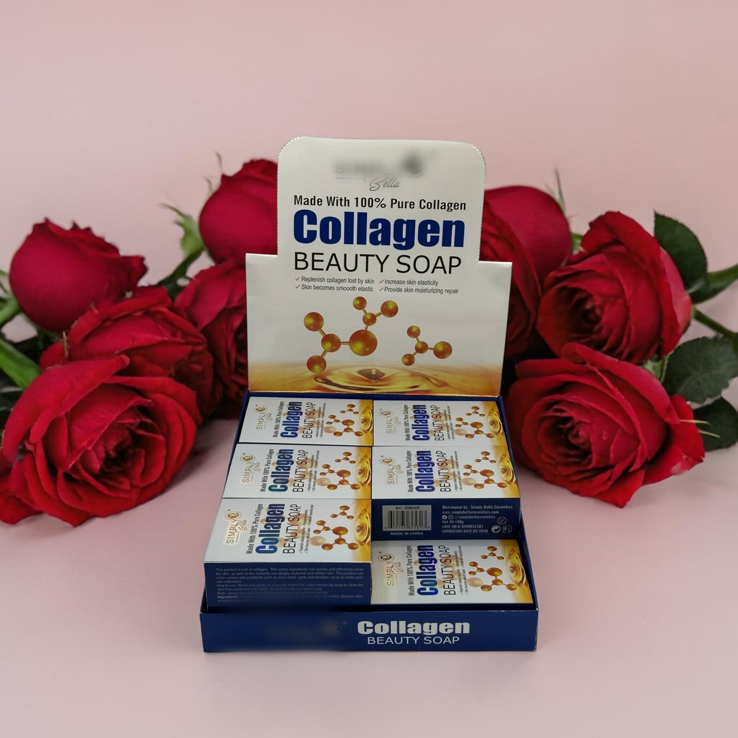 Collagen beauty soap 100% pure collagen
