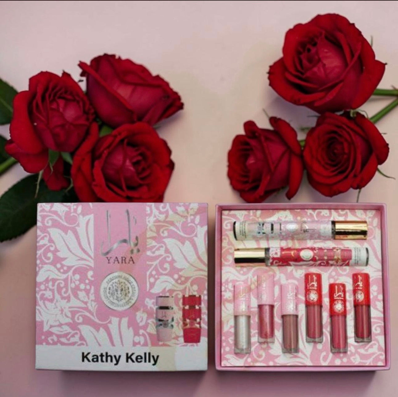Fragrance & Lip gloss sets. 2 Perfumes and 6 Lip gloss.