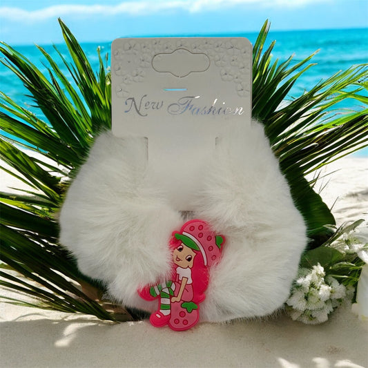 Strawberries shortcake hair ties set of 2