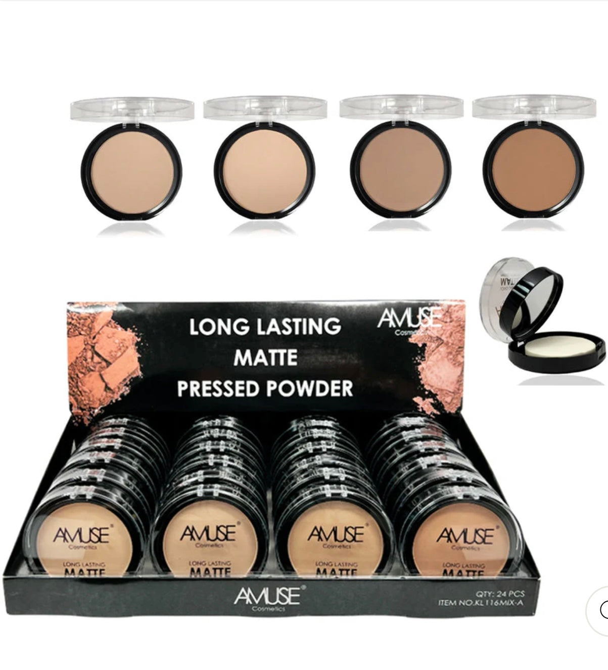 Long Lasting Matte Pressed Powder