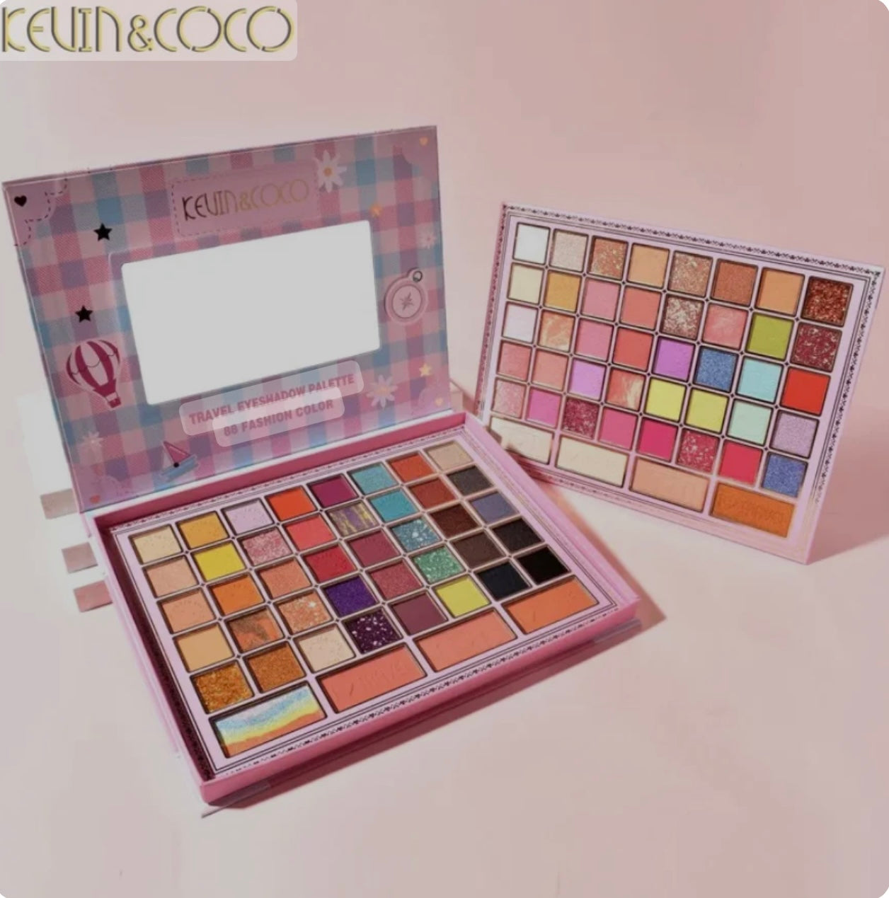 Kevin & coco(Travel Eyeshadow Palette 88 Fashion Color)